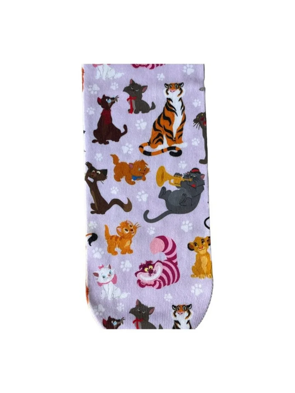 Disney Cats of Disney Aristocats Simba Cheshire Cat Scar Figaro Lucifer Socks